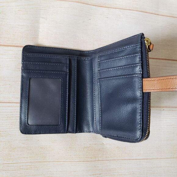 Fossil Fiona Speckle Floral Multifunction Leather Wallet Women's Unisex - Picture 5 of 16